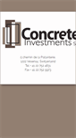Mobile Screenshot of concreteinvestments.com
